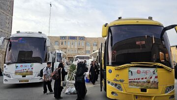 ۲۶۰ خانواده  از شهرری به مناطق عملیاتی جنوب کشور اعزام شدند+فیلم