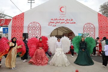 هلال احمر همدان از زبان هنر برای کاهش سوانح رانندگی بهره گرفته است