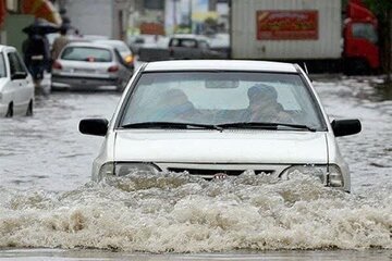 هشدار آبگرفتگی معابر و جاری شدن سیل در فیروزکوه