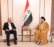 السفير الإیراني يناقش مع السيد عمار الحكيم اخر تطورات الاحداث الاقليمية والثنائية