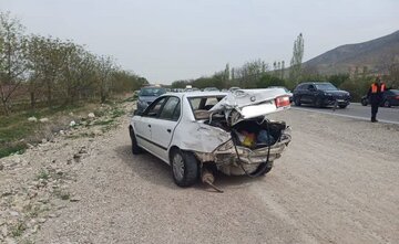 تصادف سه خودرو سواری در خراسان‌شمالی ۱۰ مصدوم داشت