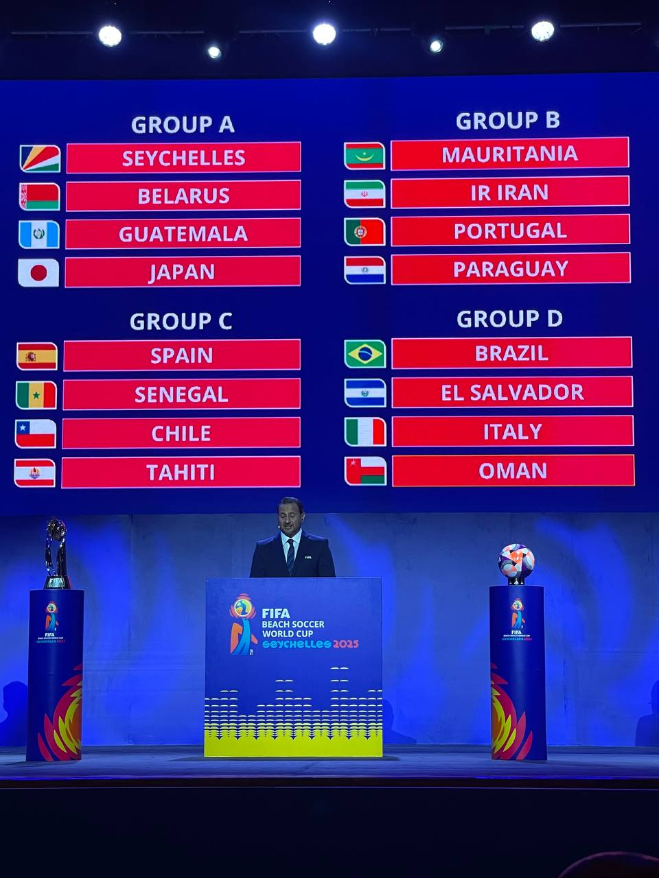 اعلام برنامه تیم ملی فوتبال ساحلی در جام جهانی