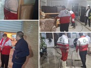 بارندگی و آبگرفتگی در سرپل ذهاب کرمانشاه خساراتی بر جای گذاشت + فیلم