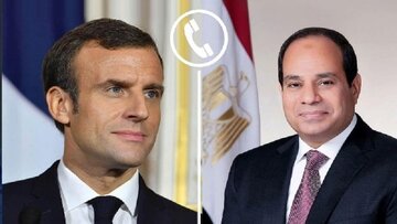 تاکید روسای جمهور مصر و فرانسه بر ازسرگیری فوری آتش‌بس در غزه