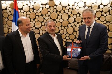 حضور وزیر آموزش‌وپرورش در افتتاحیه المپیک دانش‌آموزی/دیدار کاظمی با وزیر ورزش صربستان+فیلم