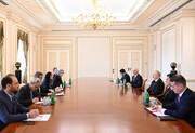 Iranian minister meets Azerbaijani president in Baku