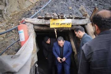 وزیر صمت از معدن مهماندویه دامغان بازدید کرد/ بررسی ابعاد حادثه مرگبار