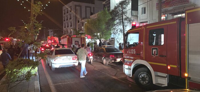 سازمان آتش نشانی تهران: درمانگاه مشیریه اخطار ایمنی دریافت کرده بود