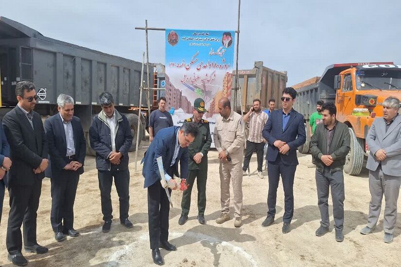 پروژه ۱۸۰ واحدی مسکن ملی در شهرک سلیمانی اردبیل آغاز شد