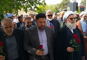 فیلم|مزار سپهبد صیادشیرازی در بیست وششمین سالگرد شهادتش گلباران شد