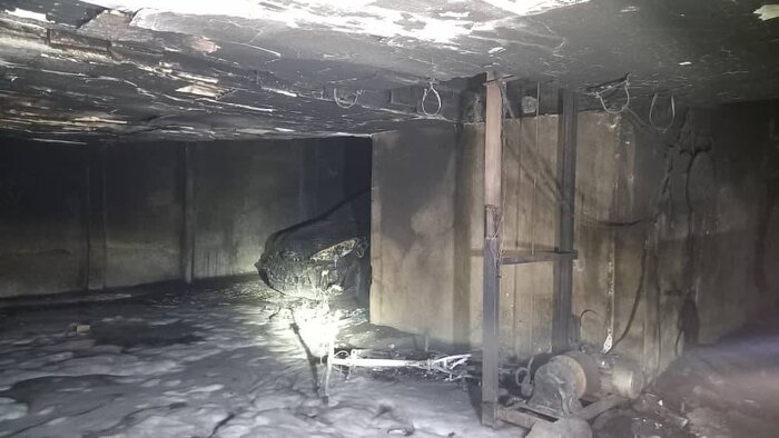 آتش سوزی ساختمان مسکونی در تهران ۱۹ مصدوم داشت