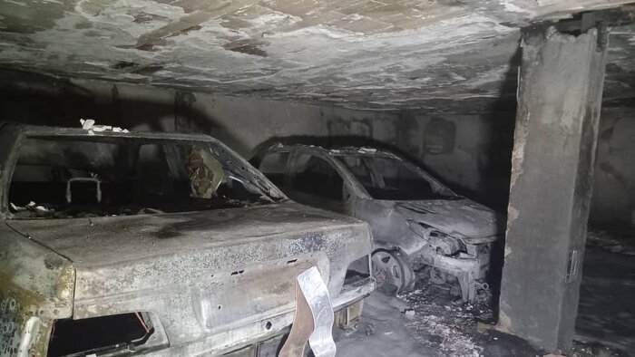 آتش سوزی ساختمان مسکونی در تهران ۱۹ مصدوم داشت