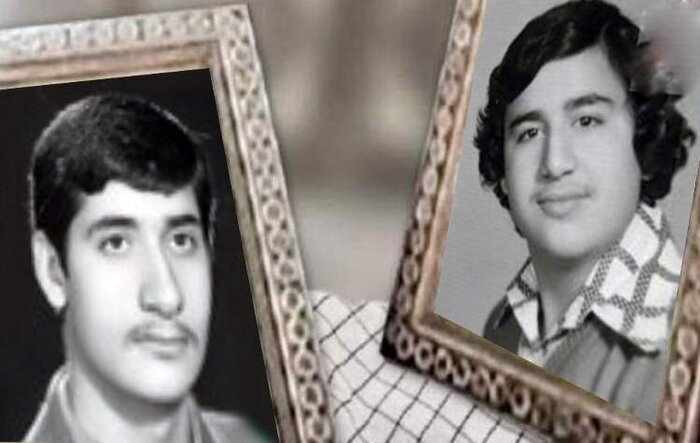 مادر شهیدان لطیف و شاکر بهشتی به فرزندانش پیوست