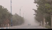 توفان با سرعت ۱۲۵ کیلومتر بر ساعت استان یزد را درنوردید + فیلم