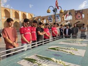 تجدید میثاق ملی‌پوشان شمشیربازی در یزد با آرمان شهیدان + فیلم