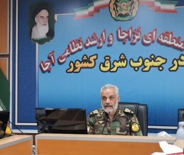 فرمانده ارشد آجا: امن‌ترین مرزها را با وجود تهدیدات داریم