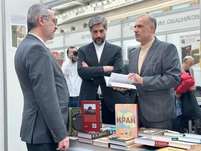 حضور ایران در نمایشگاه بینالمللی کتاب ادبیات تفکری مسکو + فیلم