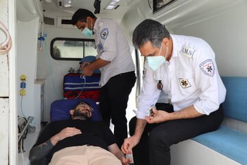 افزایش ۲ درصدی ماموریت‌های اورژانس ۱۱۵ استان اردبیل در سال گذشته