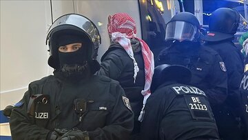 آلمان دانشجویان معترض به جنایت‌های رژیم صهیونیستی را بازداشت کرد
