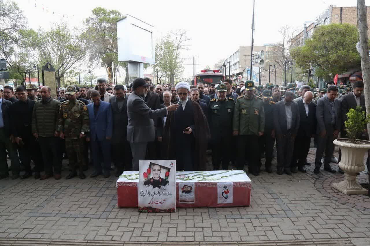 پیکر مطهر جانباز شهید در زنجان تشییع شد