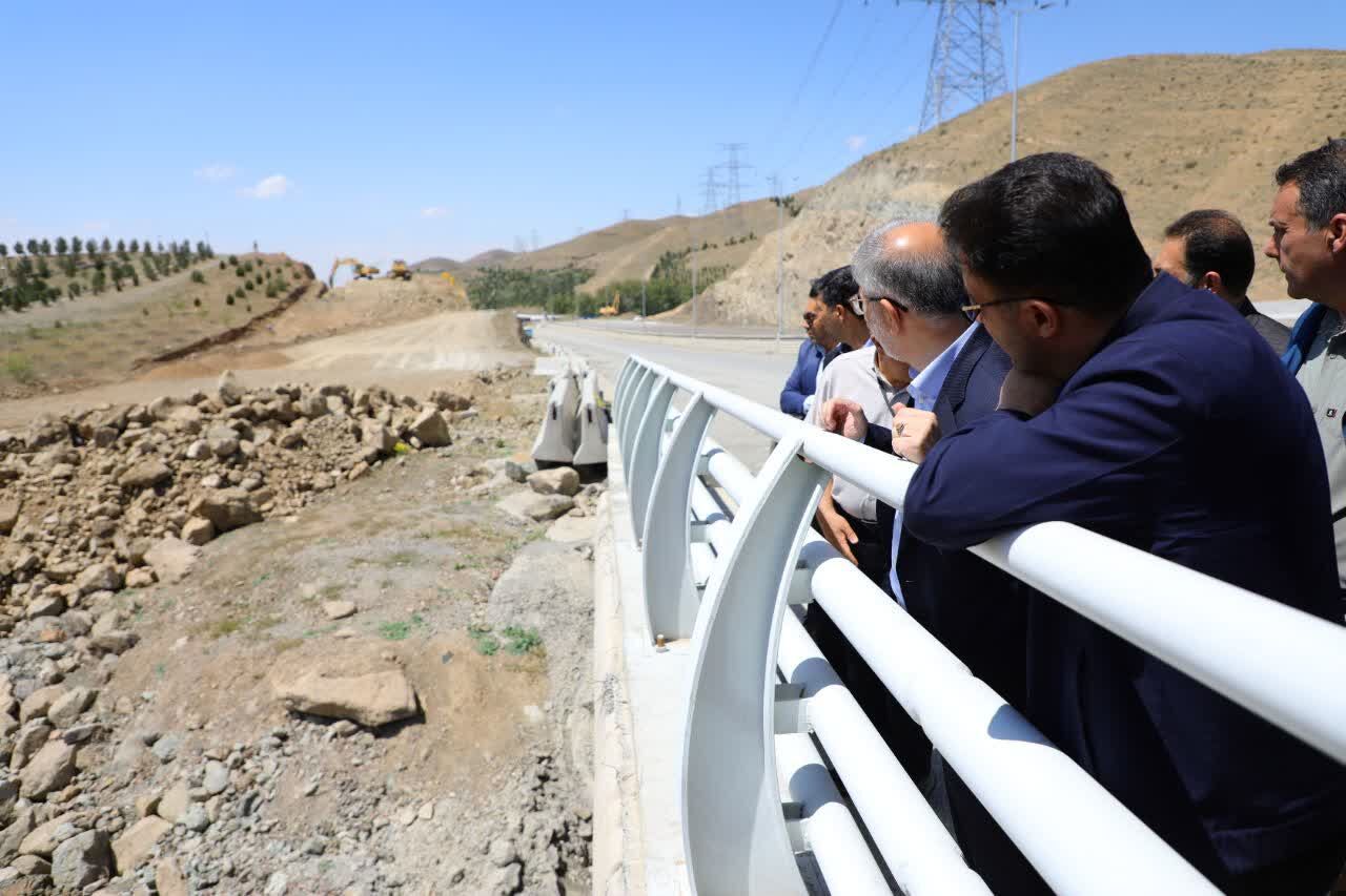 بزرگراه شمالی کرج در مراحل پایانی ساخت است