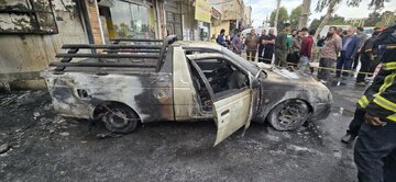 سه کارگر تعمیرگاه خودرو در قم در آتش سوختند