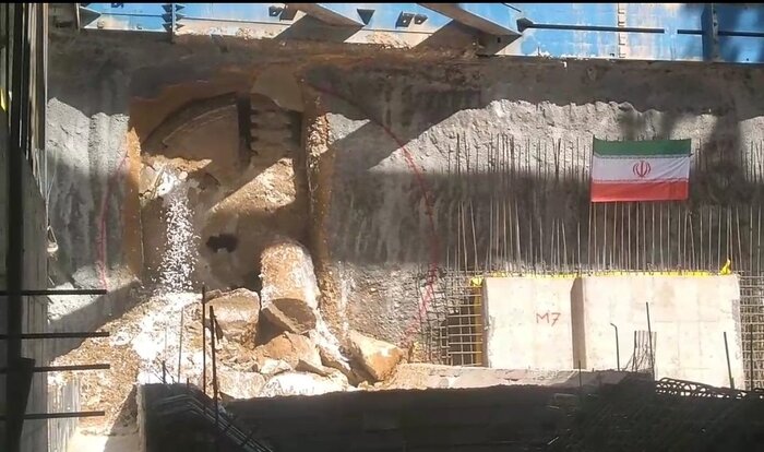 تونل جنوبی خط ۲ مترو شیراز از میدان آزادی تا سعدی حفاری شد/افتتاح و رونمایی۱۶ همت پروژه