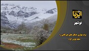 برف بهاری جنگل‌های هیرکانی را سفیدپوش کرد