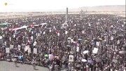همبستگی مجدد مردم  یمن با مردم غزه + فیلم