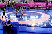 مسابقات کشتی آزاد نونهالان استان کرمانشاه در گیلانغرب برگزار شد