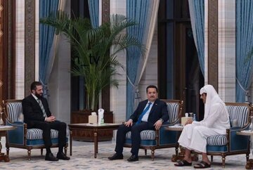 دیدار رئیس دولت موقت سوریه و السودانی در قطر