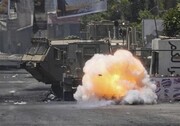 تفجير عبوة ناسفة آليات الاحتلال المقتحمة لبلدة "عرابة" في الضفة