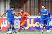 تیم فوتبال داماش در رشت مقابل پالایش نفت بندرعباس متوقف شد