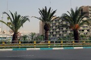 توسعه فضای سبز ۲ هزار مترمربعی میدان ولیعصر (عج) تهران