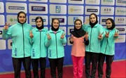 قهرمانی دختران تنیس روی میز ایران در مسابقات آسیای میانه