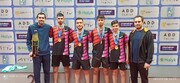 قهرمانی پسران تنیس روی میز ایران در آسیای میانه