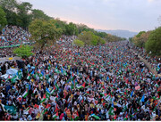 پاکستان کے دارالحکومت اسلام آباد میں فلسطین سے یک جہتی کا عظیم الشان مارچ