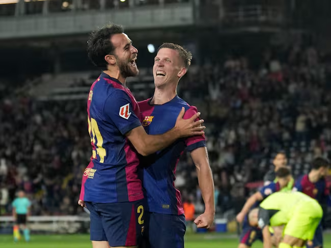 بارسلونا یک قدم به قهرمانی نزدیکتر شد؛ اولمو اتوبوس مایورکا را پنچر کرد