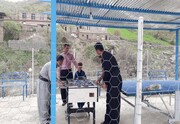 توزیع لوازم ورزشی در روستاهای مناطق محروم کردستان