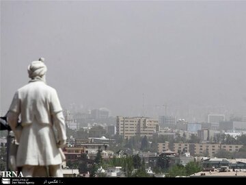 کیفیت هوای کلانشهر مشهد در مرز آلودگی قرار گرفت