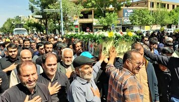 تشییع ۲ شهید دفاع مقدس در کلات و زبرخان خراسان رضوی +فیلم