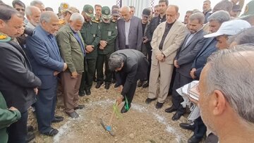 یادمان شهدای قراویز در سرپل ذهاب کلنگ‌زنی شد