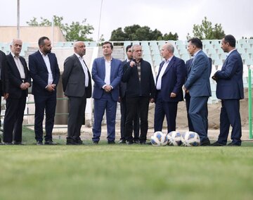 بازدید رئیس جمهور از مرکز ملی فوتبال ایران