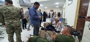 نیروی دریایی سپاه امکانات خود را برای کمک به حادثه‌دیدگان بندر شهید رجایی بسیج کرد