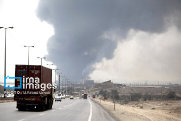 Explosión en el puerto Shahid Rayaei