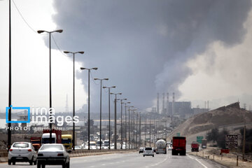 Explosión en el puerto Shahid Rayaei