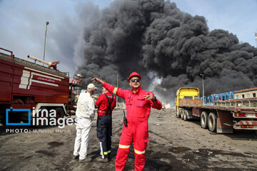 Explosión en el puerto Shahid Rayaei