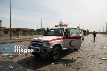 Explosión en el puerto Shahid Rayaei