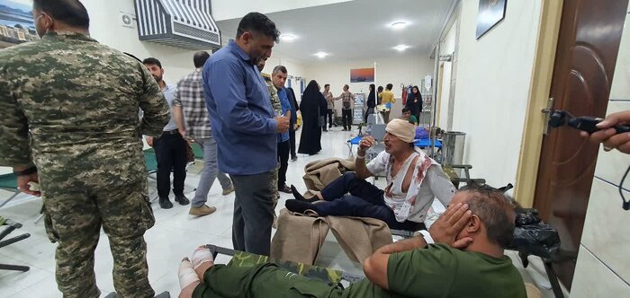 بالگردهای آتشنشان، آمبولانسها، نیروهای واکنش سریع و همچنین بیمارستانهای تحت پوشش نیروی دریایی سپاه در حالت آمادهباش کامل قرار دارد