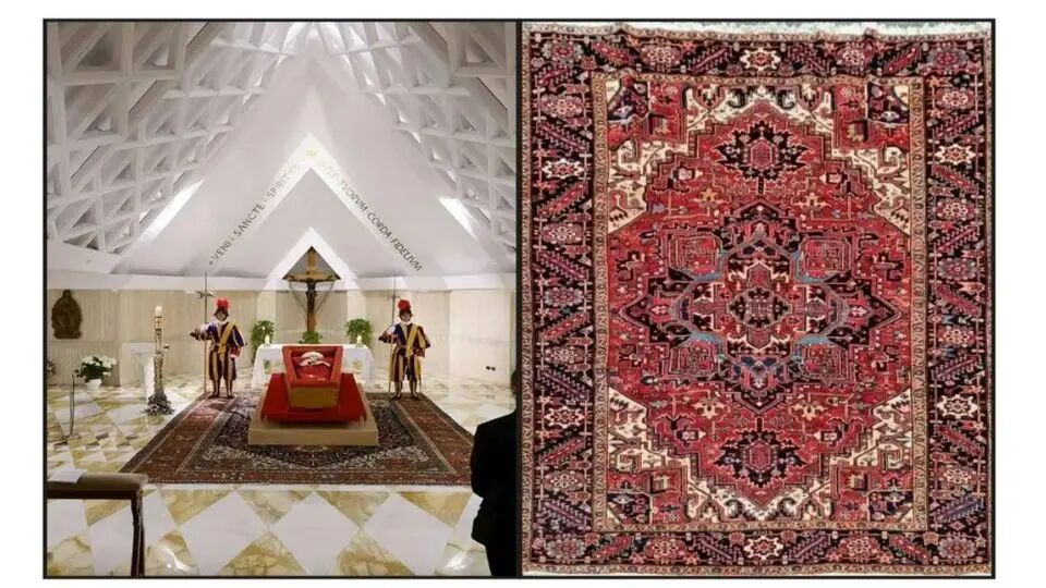 İran xalçası tarixin zinəti, Vatikandan krallara qədər